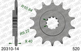 Pignone AFAM 20310-14 passo 520 HONDA CR 250 R 1986  -1987